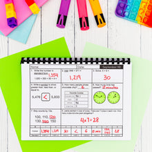 Load image into Gallery viewer, 3rd Grade Spiral Math Review | Daily Morning Work, Homework, or Test Prep
