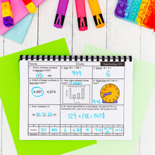 Load image into Gallery viewer, 3rd Grade Spiral Math Review | Daily Morning Work, Homework, or Test Prep