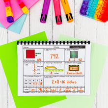 Load image into Gallery viewer, 3rd Grade Spiral Math Review | Daily Morning Work, Homework, or Test Prep