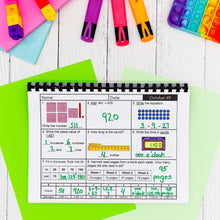 Load image into Gallery viewer, 3rd Grade Spiral Math Review | Daily Morning Work, Homework, or Test Prep