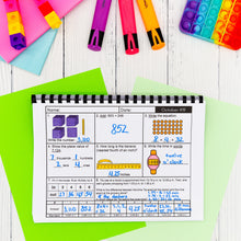 Load image into Gallery viewer, 3rd Grade Spiral Math Review | Daily Morning Work, Homework, or Test Prep