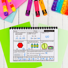 Load image into Gallery viewer, 3rd Grade Spiral Math Review | Daily Morning Work, Homework, or Test Prep