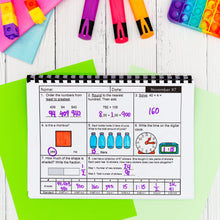 Load image into Gallery viewer, 3rd Grade Spiral Math Review | Daily Morning Work, Homework, or Test Prep
