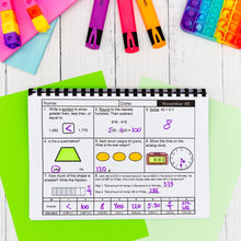 Load image into Gallery viewer, 3rd Grade Spiral Math Review | Daily Morning Work, Homework, or Test Prep