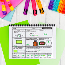 Load image into Gallery viewer, 3rd Grade Spiral Math Review | Daily Morning Work, Homework, or Test Prep
