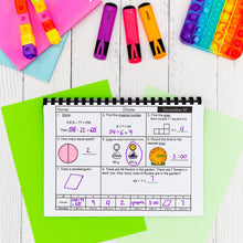 Load image into Gallery viewer, 3rd Grade Spiral Math Review | Daily Morning Work, Homework, or Test Prep