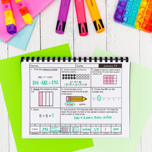 Load image into Gallery viewer, 3rd Grade Spiral Math Review | Daily Morning Work, Homework, or Test Prep