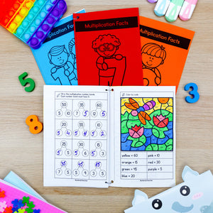 Buy3Get1 FREE B17 - Addition, Subtraction, Multiplication & Division Mini Books