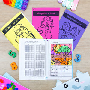 Multiplication Facts Mini Books MEGA BUNDLE Numbers 1 to 12