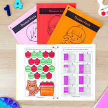 Load image into Gallery viewer, Multiplication + Division Facts Mini Books MEGA BUNDLE Numbers 1 to 12