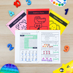 Addition Math Facts Mini Books MEGA BUNDLE Numbers 1 to 20 – My Nerdy ...