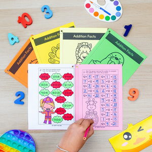 Buy3Get1 FREE B17 - Addition, Subtraction, Multiplication & Division Mini Books