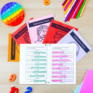 Buy3Get1 FREE B17 - Addition, Subtraction, Multiplication & Division Mini Books