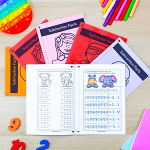 Buy3Get1 FREE B17 - Addition, Subtraction, Multiplication & Division Mini Books