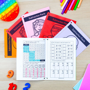 Buy3Get1 FREE B17 - Addition, Subtraction, Multiplication & Division Mini Books