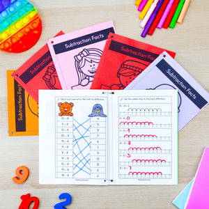 Buy3Get1 FREE B17 - Addition, Subtraction, Multiplication & Division Mini Books