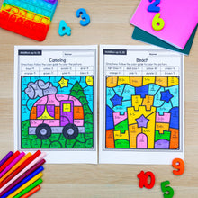 Load image into Gallery viewer, 1000+ Color by Number Worksheets - Addition &amp; Subtraction within 20 - YEAR-LONG BUNDLE