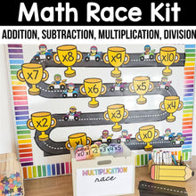 Load image into Gallery viewer, Math Race Kit – Addition, Subtraction, Multiplication, Division