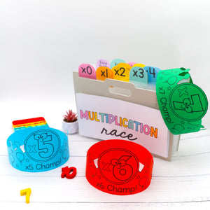 Math Fluency Race Kit – Addition, Subtraction, Multiplication, Division