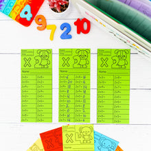 Load image into Gallery viewer, Math Fluency Race Kit – Addition, Subtraction, Multiplication, Division