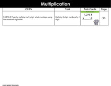 Load image into Gallery viewer, Multiplication - 5th Grade Math Task Cards - CCSS Aligned