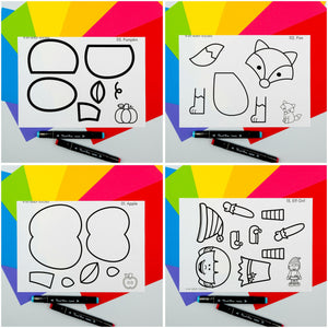 One Page Crafts + Directed Drawing YEAR-LONG BUNDLE