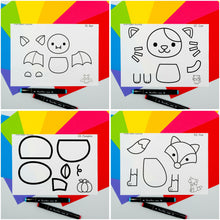 Load image into Gallery viewer, One Page Crafts + Directed Drawing YEAR-LONG BUNDLE