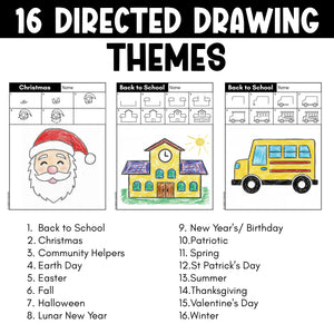 One Page Crafts + Directed Drawing YEAR-LONG BUNDLE