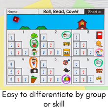 Load image into Gallery viewer, 360 CVC Word Games - No Prep Literacy Centers BUNDLE