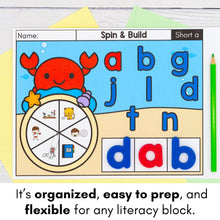 Load image into Gallery viewer, 360 CVC Word Games - No Prep Literacy Centers BUNDLE