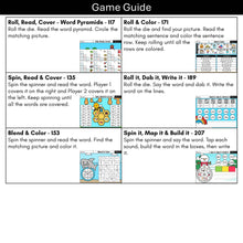 Load image into Gallery viewer, 360 CVC Word Games - No Prep Literacy Centers BUNDLE