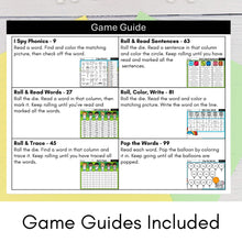Load image into Gallery viewer, 360 CVC Word Games - No Prep Literacy Centers BUNDLE