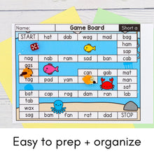 Load image into Gallery viewer, 360 CVC Word Games - No Prep Literacy Centers BUNDLE