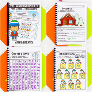 Buy 3 Get 1 FREE Bundle — Kindergarten Math Essentials Pack
