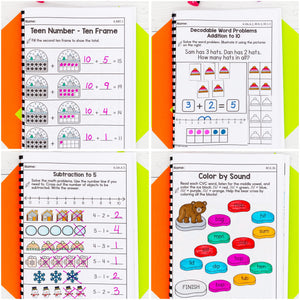 Buy 3 Get 1 FREE Bundle — Kindergarten Math Essentials Pack