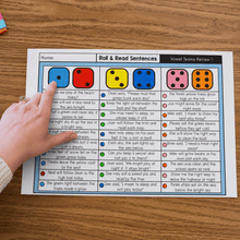 Load image into Gallery viewer, 4,000+ Decodable Sentences | Roll &amp; Read Phonics Fluency Practice