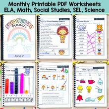 Load image into Gallery viewer, 1st Grade Substitute Planner, Templates, Worksheets MEGA BUNDLE