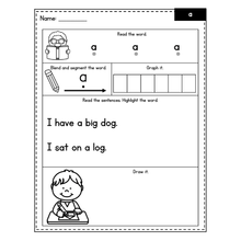 Load image into Gallery viewer, Sight Words Practice Worksheets with Decodable Sentences - Heart Words - SOR Aligned - Set 3