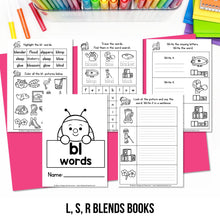 Load image into Gallery viewer, Buy3Get1 FREE B15 - CVC Word Worksheets, Phonics Books, Short Vowels Task Cards