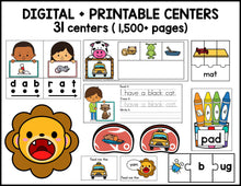 Load image into Gallery viewer, Buy3Get1 FREE B15 - CVC Word Worksheets, Phonics Books, Short Vowels Task Cards