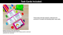 Load image into Gallery viewer, Base Ten - 1st Grade Math Task Cards, Centers, Games - CCSS Aligned