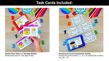Load image into Gallery viewer, Place Value - 1st Grade Math Task Cards, Centers, Games - CCSS Aligned
