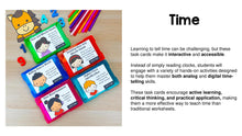 Load image into Gallery viewer, Time - 1st Grade Math Task Cards, Centers, Games - CCSS Aligned