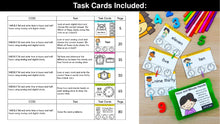 Load image into Gallery viewer, Time - 1st Grade Math Task Cards, Centers, Games - CCSS Aligned