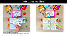 Load image into Gallery viewer, Graphing &amp; Data - 1st Grade Math Task Cards, Centers, Games - CCSS Aligned