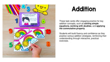 Load image into Gallery viewer, Addition - 1st Grade Math Task Cards, Centers, Games - CCSS Aligned