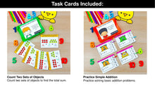 Load image into Gallery viewer, Addition - 1st Grade Math Task Cards, Centers, Games - CCSS Aligned