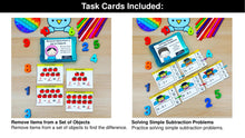 Load image into Gallery viewer, Subtraction - 1st Grade Math Task Cards, Centers, Games - CCSS Aligned