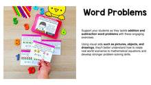 Load image into Gallery viewer, Word Problems - 1st Grade Math Task Cards, Centers, Games - CCSS Aligned