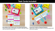 Load image into Gallery viewer, Word Problems - 1st Grade Math Task Cards, Centers, Games - CCSS Aligned